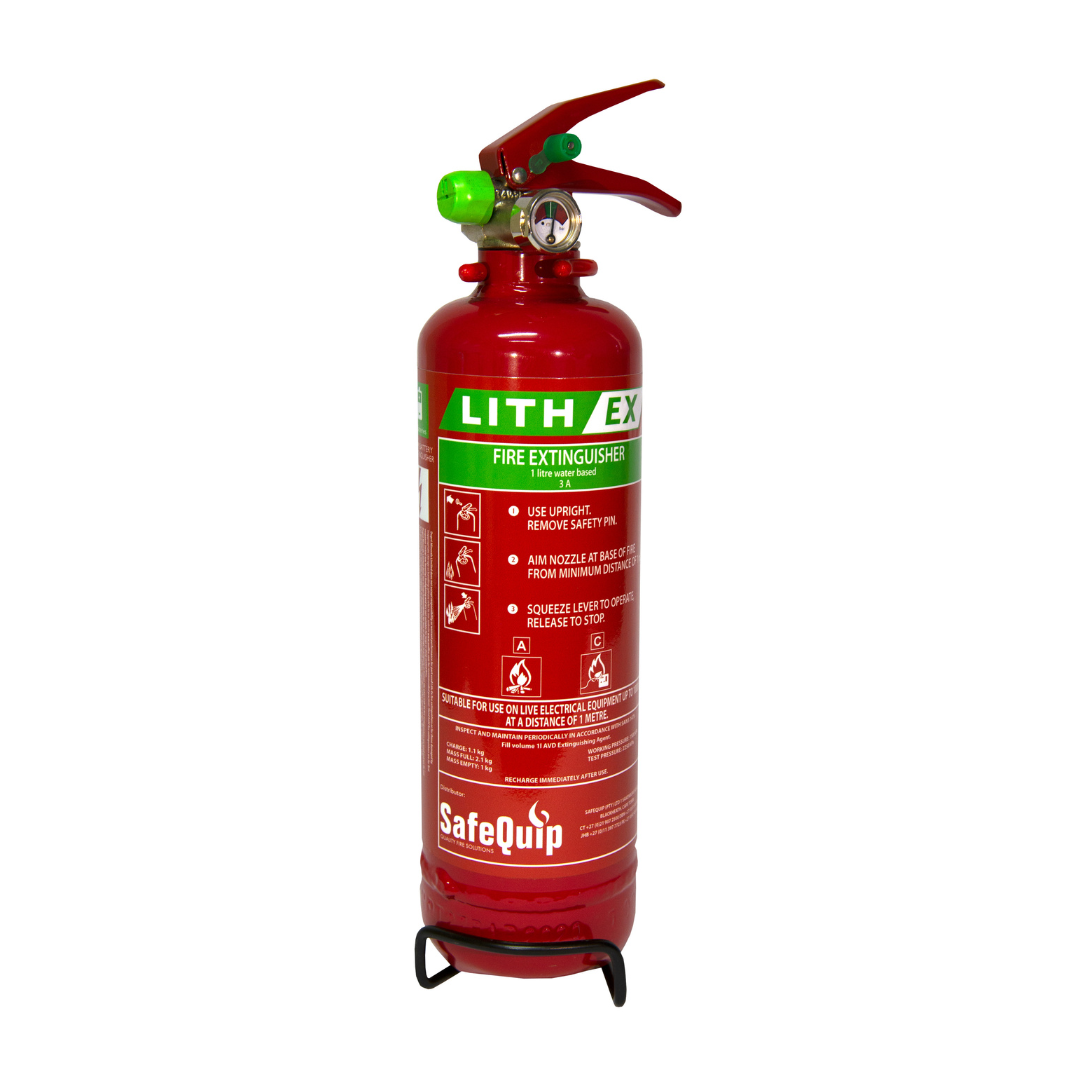 Lith-ex extinguisher (water based) 1 litre